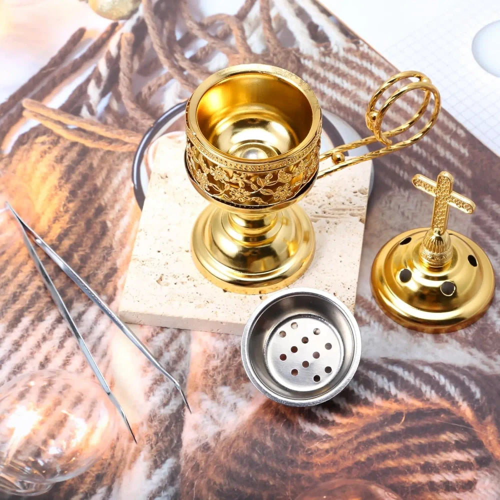 Gold Incense Holder