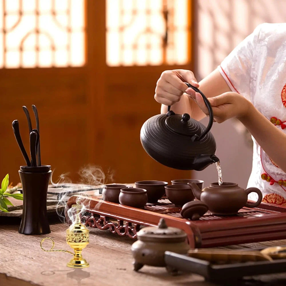 Gold Incense Holder